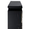 Drisana - Mirrored TV Stand With Fireplace - Black - Image 4