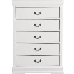 Traditional Style Storage Chest - White
