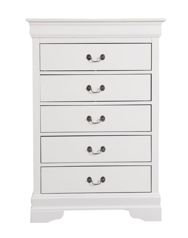 Traditional Style Storage Chest - White