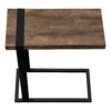 Accent Table, C - Shaped, Stylish Modern - Brown - Image 5