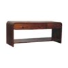 Aspen - Slim Media Unit - Dark Brown - Image 3