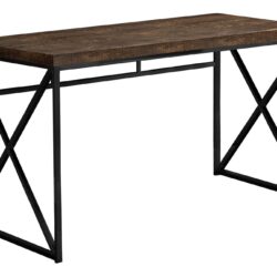 Computer Desk For Home Office, Laptop, Versatile Design - Brown