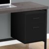 Computer Desk For Home Office, Laptop, Left, Right Set - Up, Storage Drawers, And Contemporary & Modern - Black - Image 2