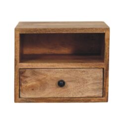Solis - 1 Drawer Wall Mounted Nightstand - Beige