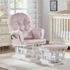 Mason - Glider And Ottoman - White - Image 4