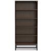 Banting - Mid Century Open Shelf Bookcase - Walnut Brown - Image 2