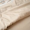 4 Piece Queen Microplush And Bamboo Flex Head Hypoallergenic Sheet Set - Khaki - Image 3