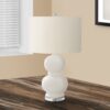 Contemporary Lighting, Ceramic Table Lamp - Cream - Image 4