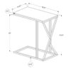 Accent Table, C - Shaped, Contemporary And Modern - Black - Image 12