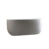 Independent Solid Surface Resin Stone Bathtub, A Modern Designed Independent Bathtub With Pop-Up Drainage And Overflow Pipes, Suitable For Small Households - Matte White - Image 8