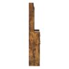 Minimalist 4 Door Shoe Cabinet With Coat Rack, Spacious Top, 3 Drawers, 8 Shelves, Metal Hooks And Handles For Hallway - Rustic Brown - Image 14
