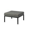 Rajni - Patio Set (1 Armed Chair, 1 Ottoman) - Gray - Image 6