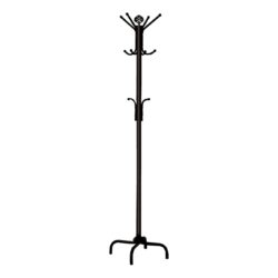 Free Standing Coat Rack 12 Hooks For Entryway - Black