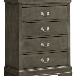 Elegant Traditional Storage Chest - Gray
