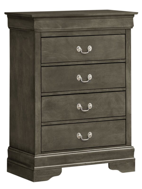 Elegant Traditional Storage Chest - Gray