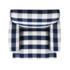 Alana Lawson - Accent Arm Chair Casters - Blue Lattice - Image 2