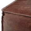 Sheffield - Square Pouf - Brown - Image 2