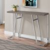 Accent Console Table For Entryway, Durable Construction - Taupe - Image 3