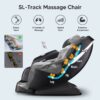 Bosscare - 2023 New Massage Full Body Chairs With Ai Voice, App Control Zero Gravity Shiatsu Recliner Massage Chair - Black - Image 3