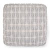 Noreen - Square Pouf - Light Blue / White - Image 2