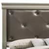 Queen Bed Elegantly Designed Transitional - Champagne - Image 4