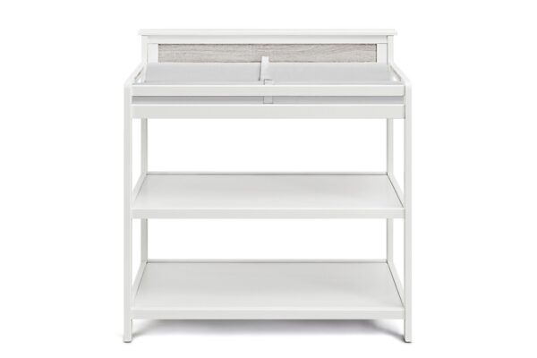 Connelly - Changing Table - White, Rockport Gray