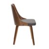 Anabelle - Mid-Century Modern Dining / Chair (Set of 2) - Walnut / Brown - Image 3