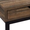 Accent Table, C - Shaped Contemporary & Modern - Brown - Image 3