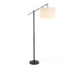 Casper - Contemporary Floor Lamp - Matte Black / Natural - Image 2
