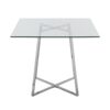Cosmo - Contemporary Square Dining Table Legs - Clear - Image 4