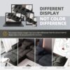 Modern Oversized Modular Sectional Sofa, Sparkling Fabric Soft Cushion Sofa With 6 Pillows, 6 Pieces Diy Combination Tufted Sofa, No Assembly Required - Black - Image 14