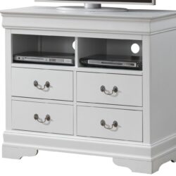 Charming Media Storage Unit - White