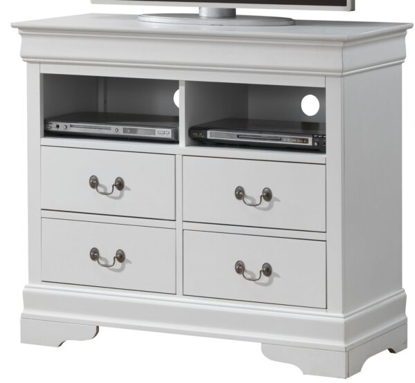 Charming Media Storage Unit - White