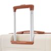 2 Piece Luggage Set With Bags Expanable Spinner Wheels ABS Lightweight Suitcase With Tsa Lock 20" / 24" - Khaki / Brown - Image 16