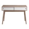 Rustic Entryway Console Table With Sliding White Doors And Wood Legs - Natural - Image 21