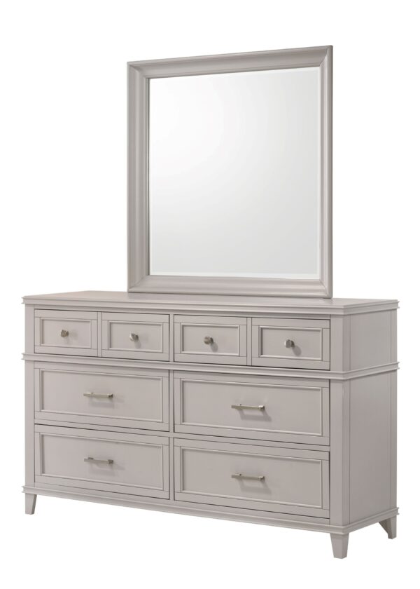 Square Mirror - Gray