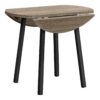 3 Piece Drop Leaf Dining Table Set, Contemporary & Modern - Taupe - Image 2