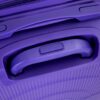 Expandable Hardshell Suitcase Double Spinner Wheels Pp Luggage Sets Lightweight Durable Suitcase With Tsa Lock, 3 Piece Set (20/24/28) - Purple - Image 9