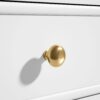 Modern Bathroom Vanity With Ceramic Sink, Freestanding, One Tip - Out Drawer, 3 Side Drawers, Adjustable Shelf - White - Image 17
