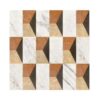 Waterjet Marble 4 Color Marble For Floor And Wall Polished Marble Tile Stone 1 Box Each Pattern 2 Pieces - White / Multi - Image 4