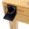 Hurricane - Foosball Table For Family Game Rooms With Light Cherry And Free Accessories - Brown - Image 9