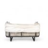 Outdoor Patio Daybed Rattan Daybed Outdoor Sunbed With Detachable Pillows For Patio, Backyard, Pool - Beige - Image 22