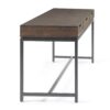 Banting - Mid Century Wide Desk - Walnut Brown - Image 3