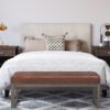Casey - Ottoman Bench - Distressed Saddle Brown - Image 7