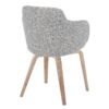 Boyne - Contemporary Dining / Chair (Set of 2) - Whitewashed / Dark Gray - Image 4