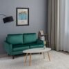Plush Comfort Loveseat - Green - Image 11