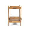 Bar Cart With Wine Bottle Holders, - Black - Image 10