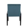 Carmen - Contemporary Chair (Set of 2) - Teal / Black - Image 5