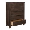 Verna - 5 Drawer Chest - Brown - Image 5
