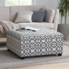 Richmond - Storage Ottoman With Unique Pattern And Ample Storage - Gray - Image 10